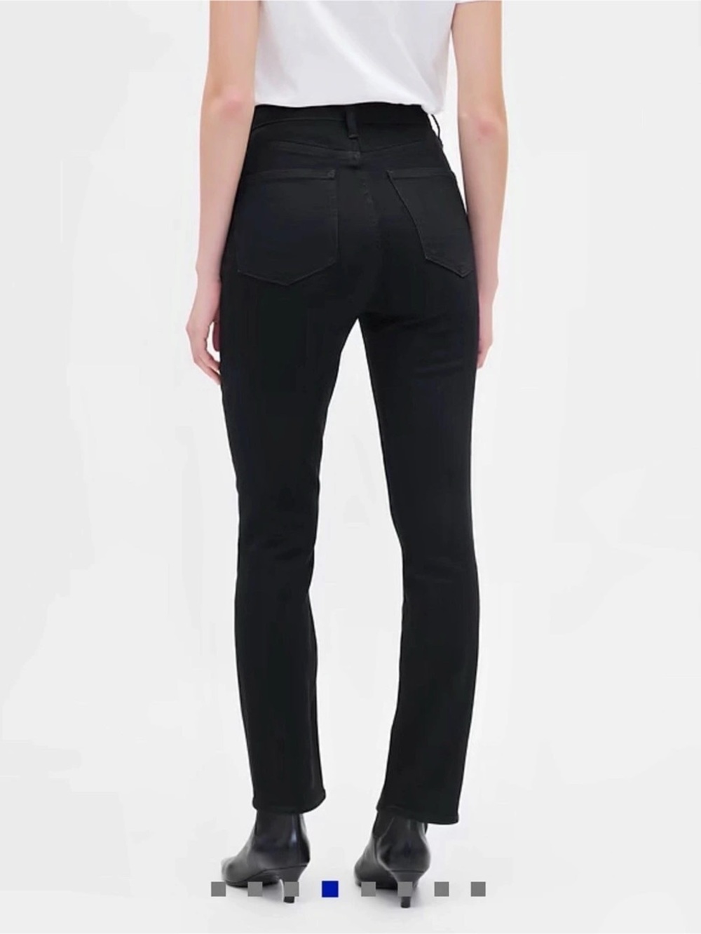 Gap High Rise Vintage Slim Jeans Black Waist 31 (12RS) - Picture 4 of 8